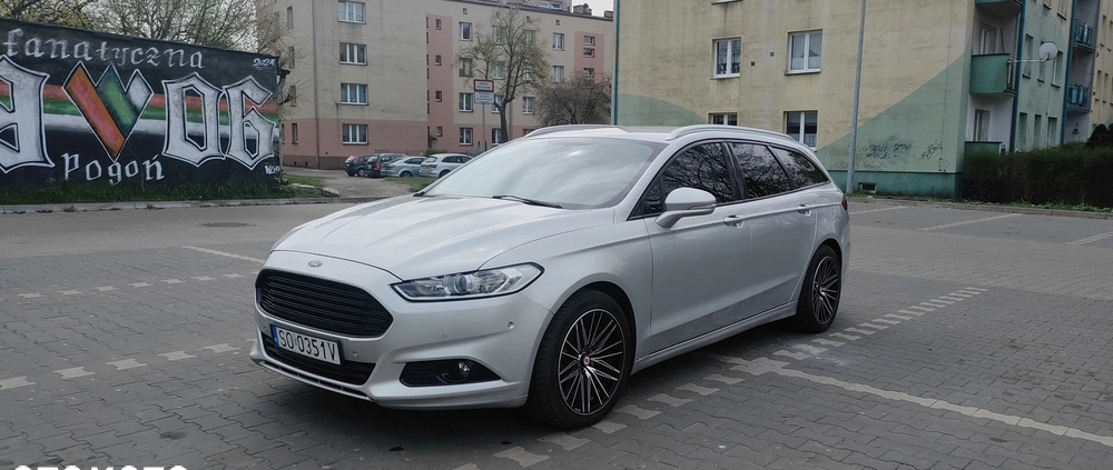 Ford Mondeo cena 44999 przebieg: 242000, rok produkcji 2015 z Sosnowiec małe 106